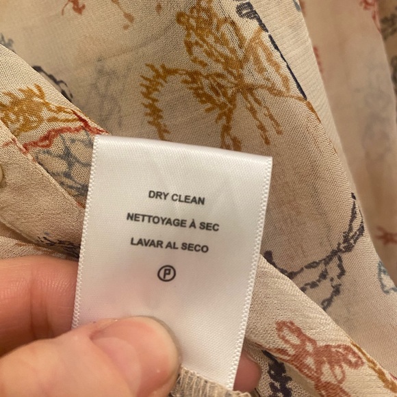 Velvet - printed long sleeve blouse with small sequins details - Picture 6 of 8